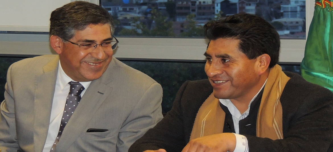El Directorio de la CADINPAZ recibió la visita de ministro Cocarico El Directorio de la CADINPAZ recibió la visita de ministro Cocarico