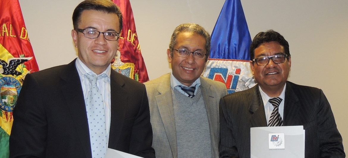 Camara Nacional de Industrias y Carrera de Ingeniería Química de la UMSA firman carta de Intenciones Camara Nacional de Industrias y Carrera de Ingeniería Química de la UMSA firman carta de Intenciones