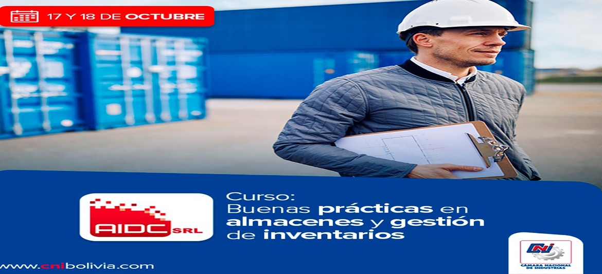 Se alista curso de buenas prácticas en almacenes y gestión de inventarios Se alista curso de buenas prácticas en almacenes y gestión de inventarios