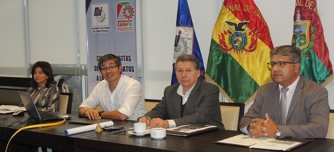 Estrategia de desarrollo industrial se presentó a Directorio paceño Estrategia de desarrollo industrial se presentó a Directorio paceño