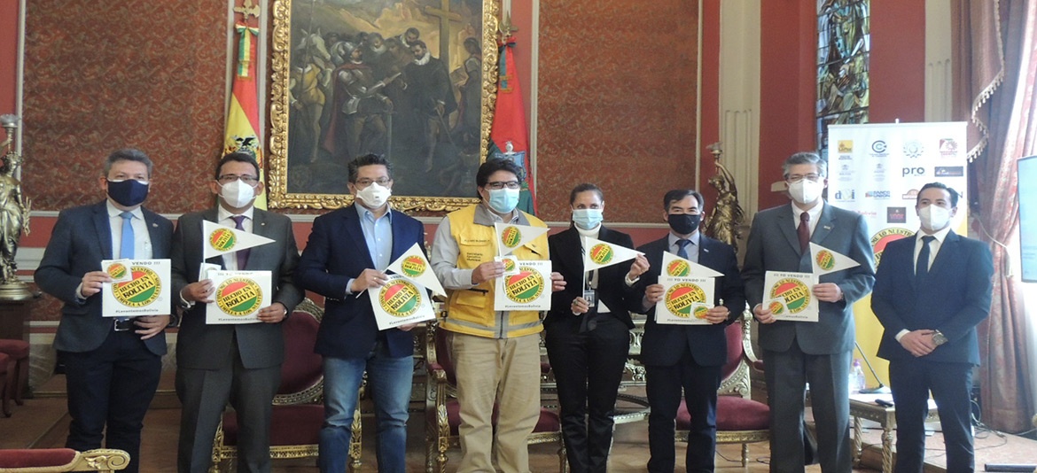 CADINPAZ llama a trabajo conjunto para fortalecer el Sello Hecho en Bolivia CADINPAZ llama a trabajo conjunto para fortalecer el Sello Hecho en Bolivia