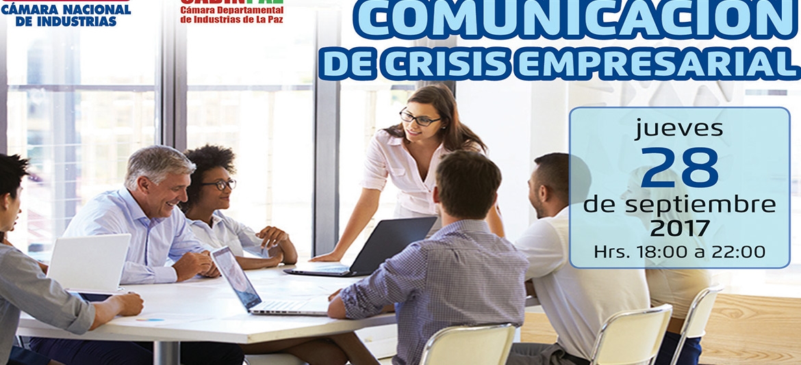 CADINPAZ realizará taller sobre comunicación de crisis empresarial CADINPAZ realizará taller sobre comunicación de crisis empresarial